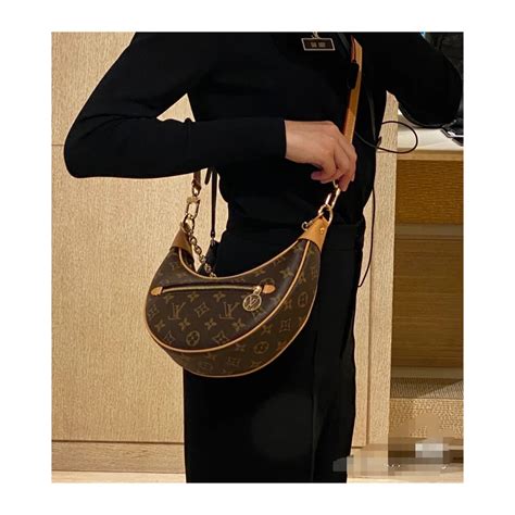 circle lv bag|loop bag monogram canvas.